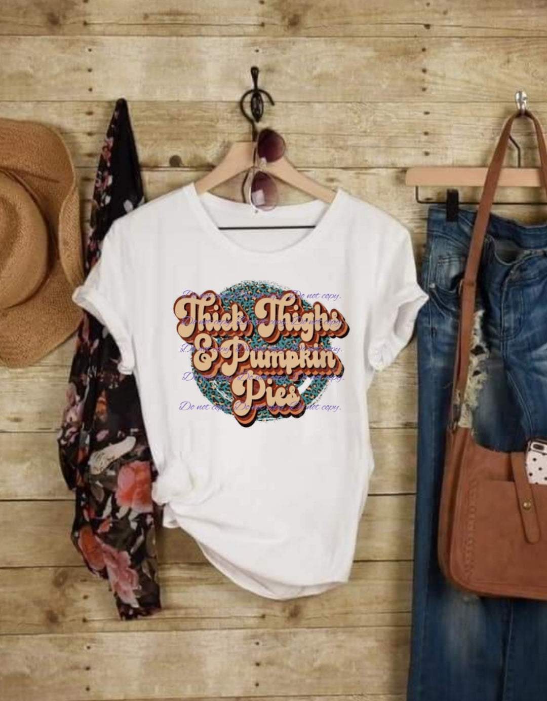 Thick thighs and pumpkin pies T-Shirt | Fall Collection | Pink Innovations, LLC