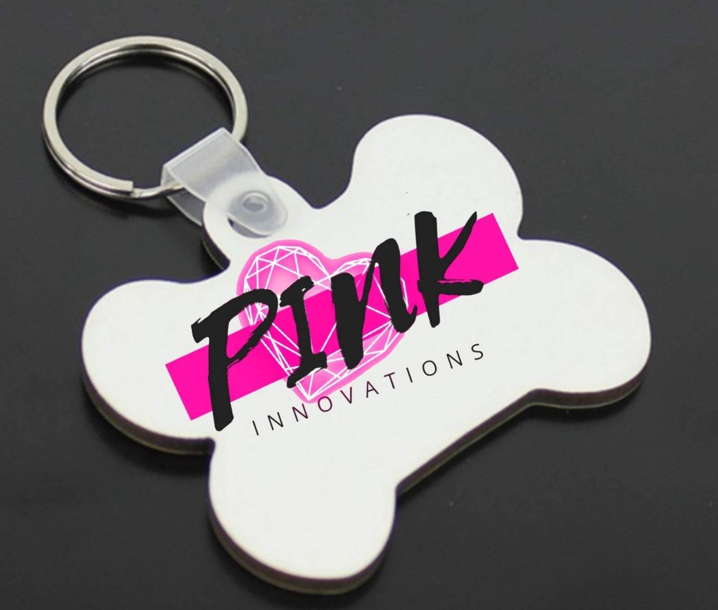 Custom Dog Tag Keychain.